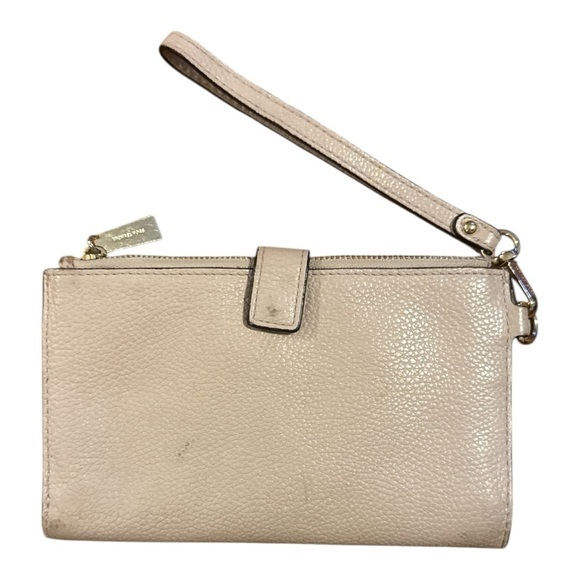 MICHAEL KORS Tan Wallet with Slim Design and Wrist Strap - Picture 2 of 2